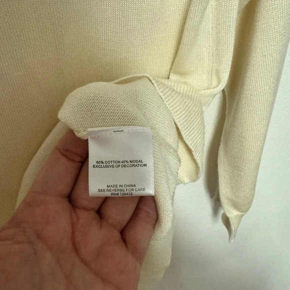 ModCloth Printemps Embroidered Sweater - Spring Colorful - Picture 6 of 8